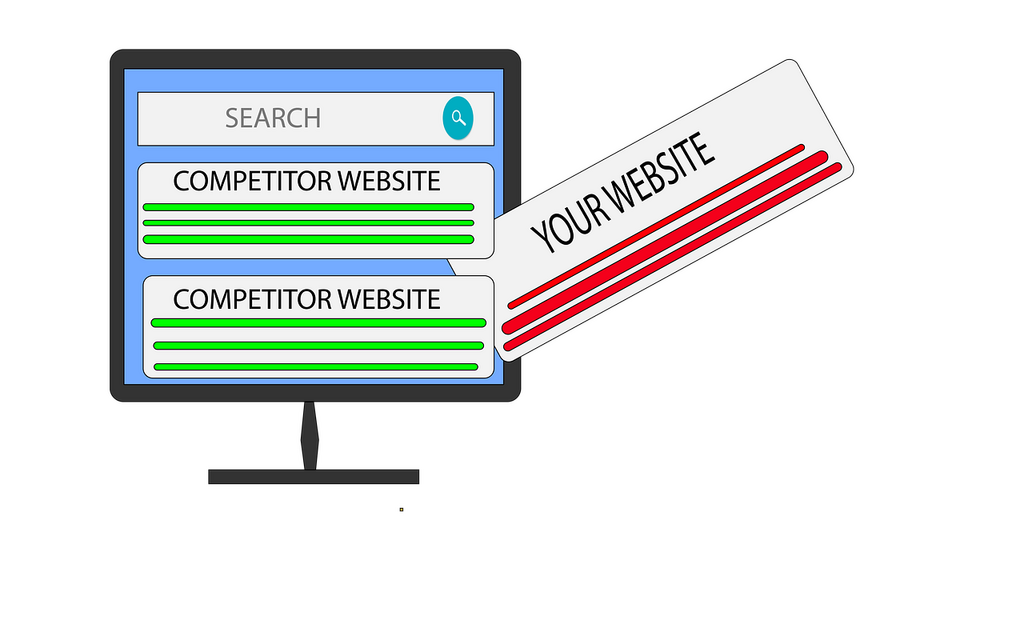 What is the significance of analysing competitors' rankings?